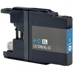 Brother LC-1280XL cyan - Modrá kompatibilná cartridge - Bulk balenie