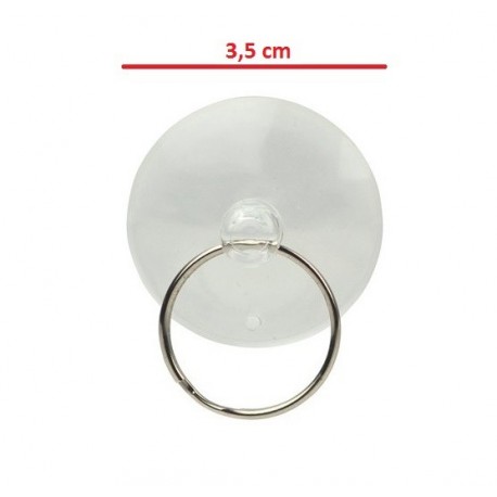 Suction cup on display, touch the glass - small 3 cm
