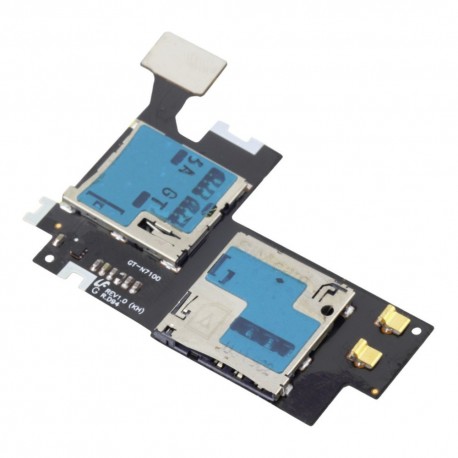 Samsung Galaxy Note 2 N7100 - Flex kabel modul micro SIM + SD