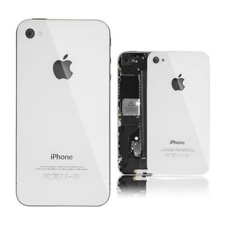 Apple iPhone 4 4S - White - rear battery cover