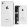 Apple iPhone 4 4S - Bílá - Zadní kryt baterie