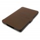 Kindle Paperwhite - brown case for the reader of books - Magnetic - PU leather - an ultra-thin hard cover