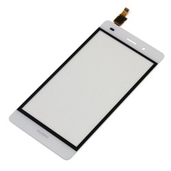 Huawei Ascend P8 Lite 2015 - Bílá dotyková vrstva, dotykové sklo, dotyková deska + flex