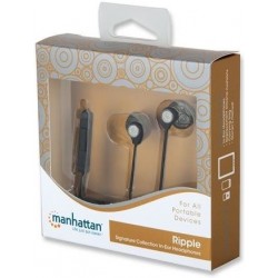 Headphones - Manhattan Signature Ripple 178341 - Black