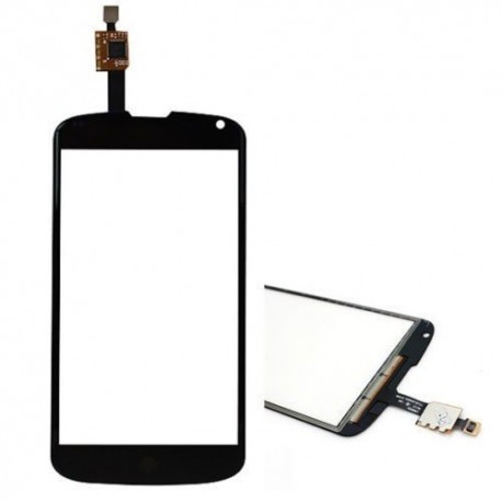 LG Nexus 4 E960 - Čierna dotyková vrstva, dotykové sklo, dotyková doska + flex