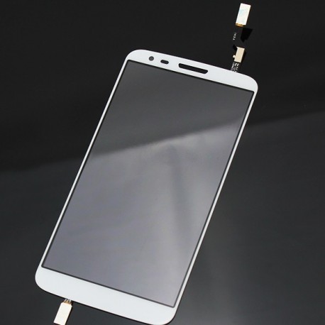 LG Optimus G2 D800 D801 D803 - Biela dotyková vrstva, dotykové sklo, dotyková doska + flex