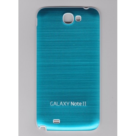 Samsung Galaxy Note 2 N7100 - Zadný kryt batérie - Hliník - Svetlo modrá / biela