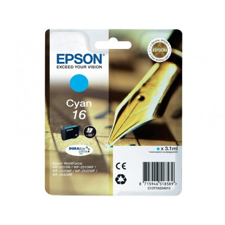 EPSON T1622 - modrá- Originálne cartridge