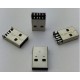 USB 2.0 Type A 4 Pin Male Plug Connector SMT G49