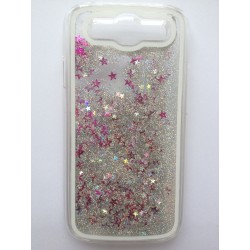 Hourglass back cover of your Samsung Galaxy S3 i9300 - Silver / Pink