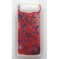 Presýpacie zadný kryt telefónov Samsung Galaxy S3 I9300 - Červená / modrá