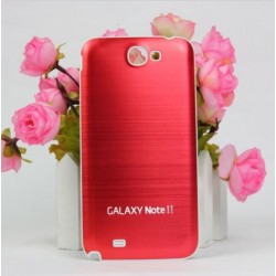 Samsung Galaxy Note 2 N7100 - Zadní kryt baterie - Hliník - Červená / bílá