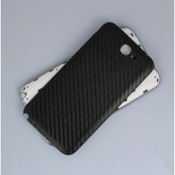 Samsung Galaxy Note 2 N7100 - Rear cover - Black / black