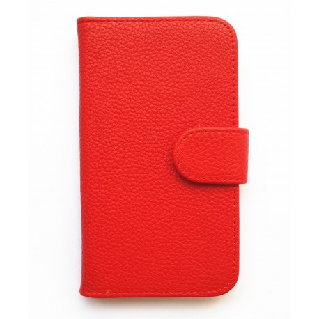 Púzdro Samsung Galaxy Express i8730 - červená koža