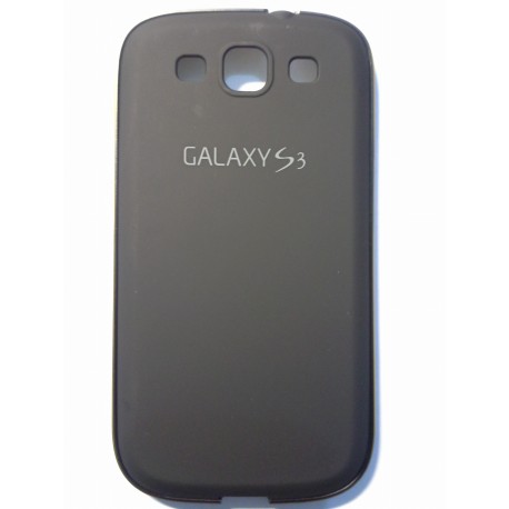 Samsung Galaxy S3 i9300 - Černý zadní hliníkový kryt baterie s rámečkem
