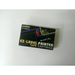 Casio IR-18BKG1 originální páska do tiskárny štítků - černý podklad / zlaté písmo, 18mm