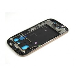 Samsung Galaxy S3 i9300 - rámček, čierny stredný diel, housing