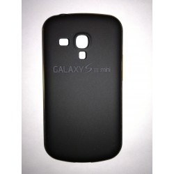 Samsung Galaxy S3 mini - Čierny zadný hliníkový kryt batérie s rámčekom