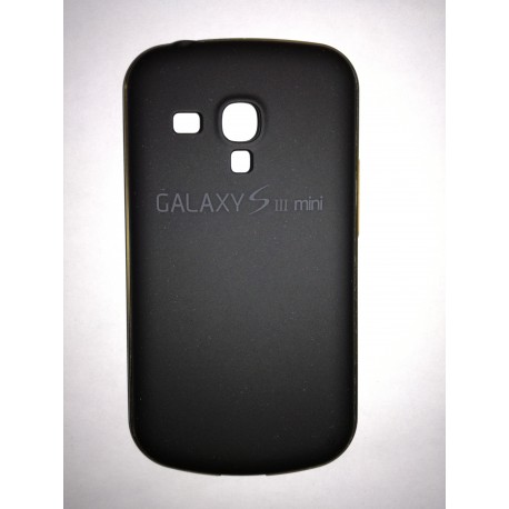 Samsung Galaxy S3 mini - Černý zadní hliníkový kryt baterie s rámečkem