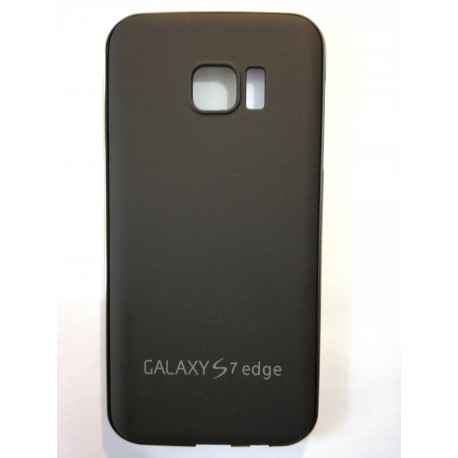 Samsung Galaxy S7 Edge - Černý zadní hliníkový kryt baterie s rámečkem