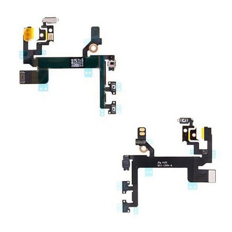 Flex kabel s přepínačem Mute + ovládání hlasitosti + Power spínač pro Apple iPhone 5S