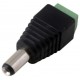 DC power connector (male) - fork with terminal block 2.1 x 5.5 mm