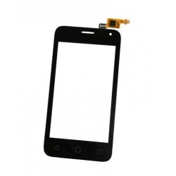 Alcatel One Touch Pixi 4024D 4024X - Čierna dotyková vrstva, dotykové sklo, dotyková doska + flex