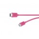 Belkin F2CU033bt06-PNK kabel USB-C na micro USB, 1,8 m - růžový