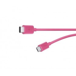 Belkin F2CU033bt06-PNK kabel USB-C na micro USB, 1,8 m - růžový