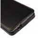 Huawei P8 Lite - czarna skórzana torba