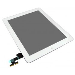 Apple iPad 2 + digitizér + home button - Bílá dotyková vrstva, dotykové sklo, dotyková deska