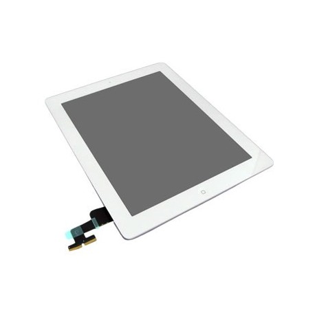 Apple iPad 2 + digitizér + home button - Biela dotyková vrstva, dotykové sklo, dotyková doska