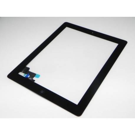 Apple iPad 2 + digitizér + home button - Černá dotyková vrstva, dotykové sklo, dotyková deska