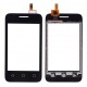 Alcatel One Touch Pixi 4 5.0 OT 5010 OT5010 5010D 50 - Čierna dotyková vrstva, dotykové sklo, dotyková doska + flex