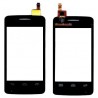 Alcatel One Touch Pixi 3 4010 4010E OT4010 - Czarny panel dotykowy, szkło kontaktowe, tabliczka dotykowa + flex