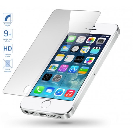 Ochranné tvrdené krycie sklo pre Apple iPhone 5/5S