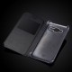 Samsung Galaxy J1 J120F J120 (2016) 4.5" tenké flipové S-View pouzdro z PU kůže - černé