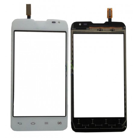 LG L65 D285 - Bílá dotyková vrstva, dotykové sklo, dotyková deska + flex