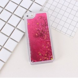 Apple iPhone 6 6S - Přesýpací zadní kryt telefonu - Růžový