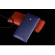 Asus Zenfone 5 A500KL A500CG A501CG - dark blue flip pouch + protective film