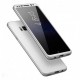 Samsung Galaxy S8 Plus - přední a zadní ochranný kryt s ochrannou fólií - stříbrný