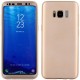 Samsung Galaxy S8 Plus - front and rear protective cover with protective foil - gold