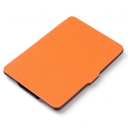 Kindle Paperwhite - orange pouch reader of books - Magnetic - PU leather - an ultra-thin hard cover