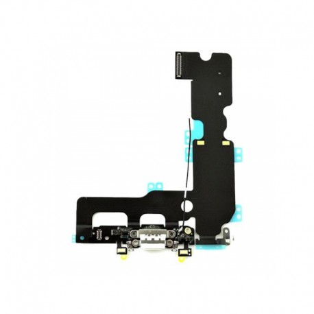 Apple iPhone 7 Plus - Charging connector + flex cable - white
