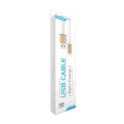 iMyMax Business Micro USB Cable - White / Gold