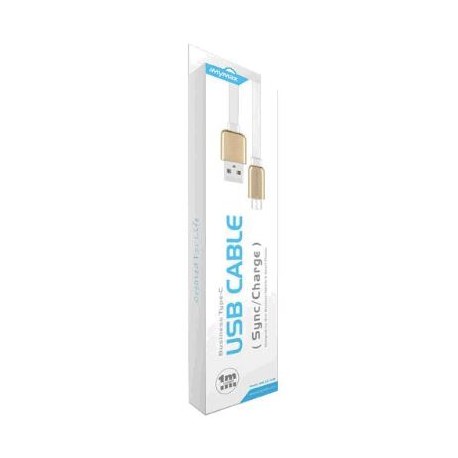 Kabel iMyMax Business Micro USB - biały / złoty