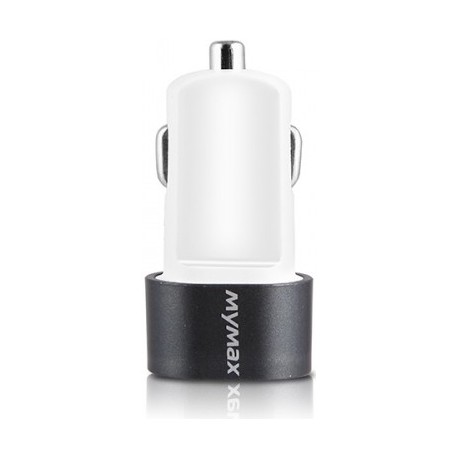 iMyMax Car Charger 3.1A, 2x USB - Gray