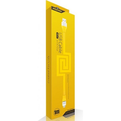 iMyMax Lovely Micro USB Cable - Yellow