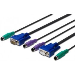 Digitus Octopus VGA cable, PS / 2 mouse, PS / 2 keyboard - 1.8m