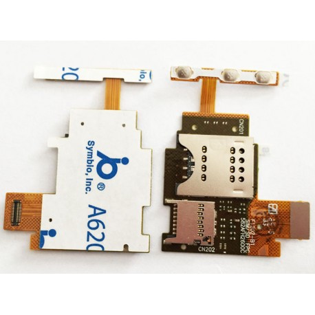 Flex kabel modul SIM + SD karta + zapínací tlačítka pro Sony Xperia J ST26 ST26i